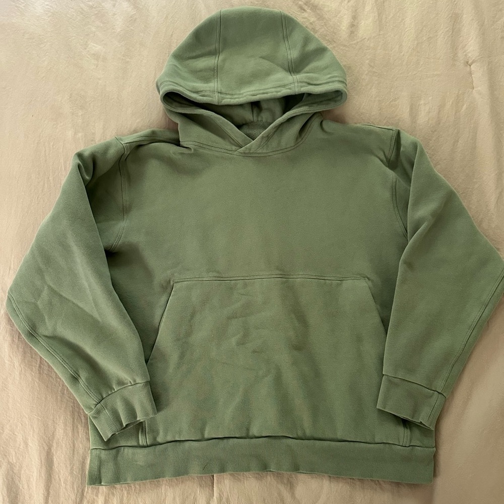 Olive green lululemon sweatshirt